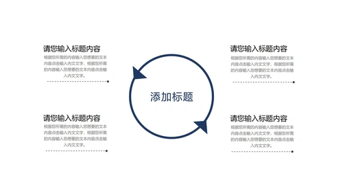 简约几何风年度总结汇报PPT模板