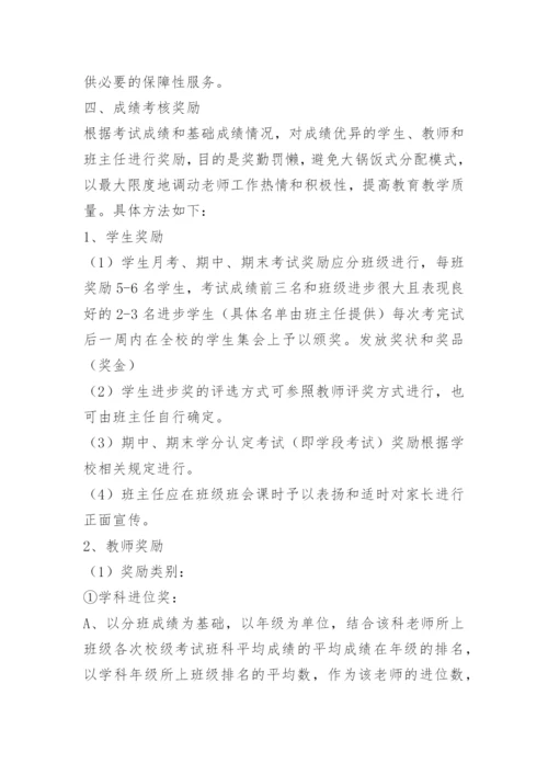 学校高三月考奖励方案.docx