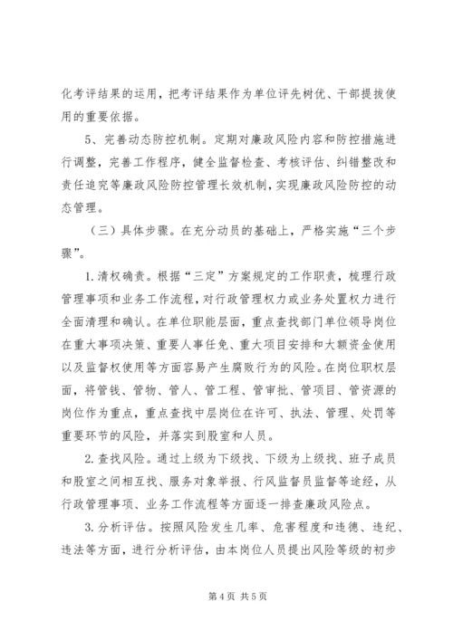 住建局廉政防控指导意见.docx