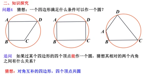 人教版第二十四章数学活动 探究四点共圆的条件  课件（共16张PPT）