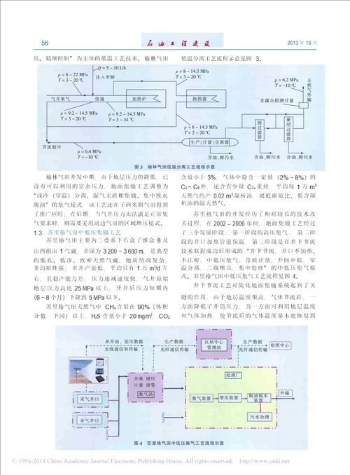 长庆气田天然气集输及净化处理工艺技术