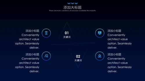 新越势新未来商务科技产品发布展会通用PPT