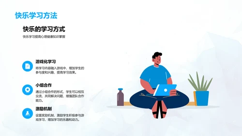 情绪管理与游戏学习PPT模板