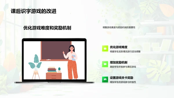 识字游戏教学策略PPT模板