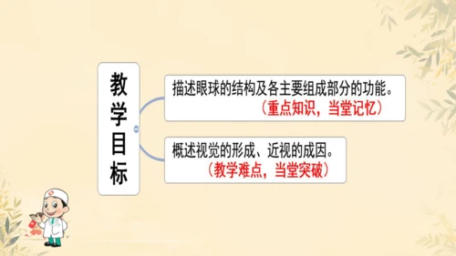 初中生物学人教版（新课程标准）七年级下册4.6.1人体对外界环境的感知课件(共33张PPT)