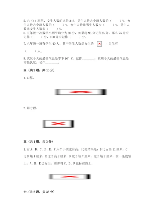 人教版数学六年级下册试题期末模拟检测卷精品【历年真题】.docx