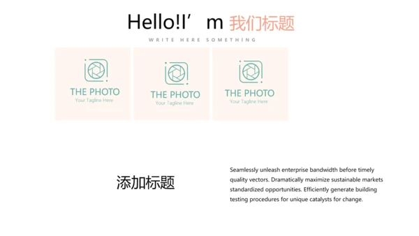 质感小清新公司产品介绍宣传通用PPT动态模板