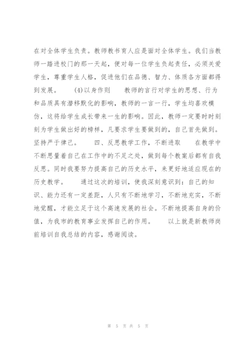 新教师岗前培训自我总结怎么写.docx