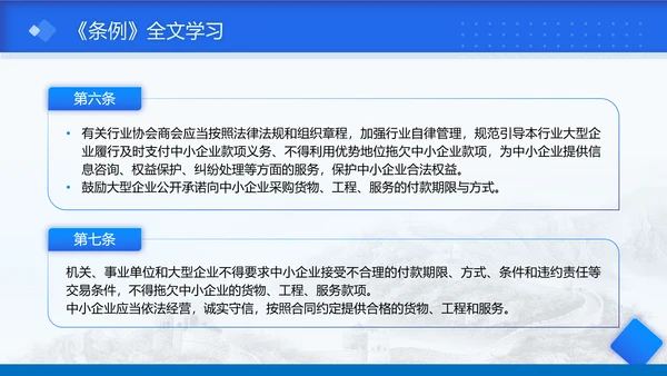 2025年保障中小企业款项支付条例全文学习PPT课件