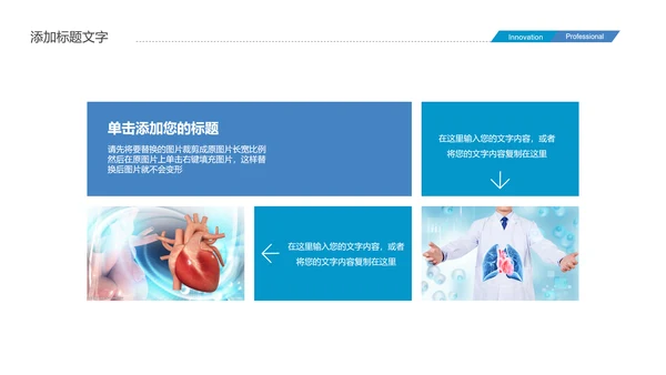 医疗心脏器官研究医学报告动态PPT模板