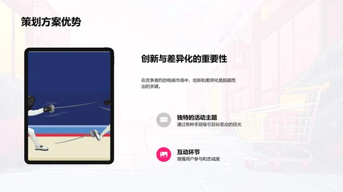 电商营销新策划PPT模板
