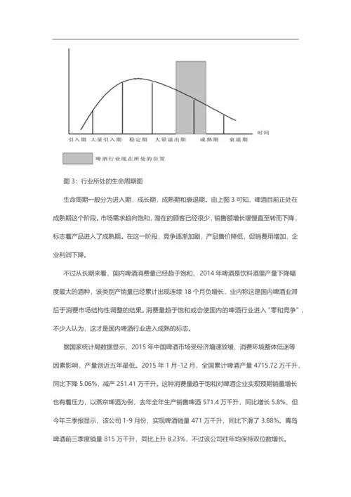 啤酒行业分析报告.docx