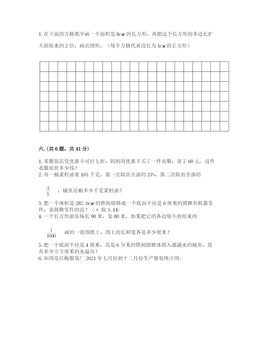 苏教版六年级数学小升初试卷含答案（突破训练）.docx