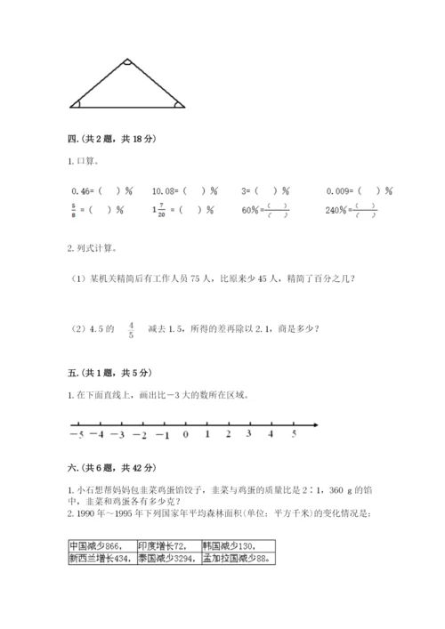 辽宁省【小升初】小升初数学试卷带答案（综合题）.docx