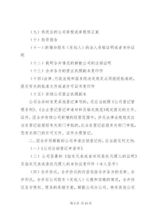 最新精编之公司吸收合并方案.docx