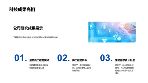 生物化学研究报告PPT模板