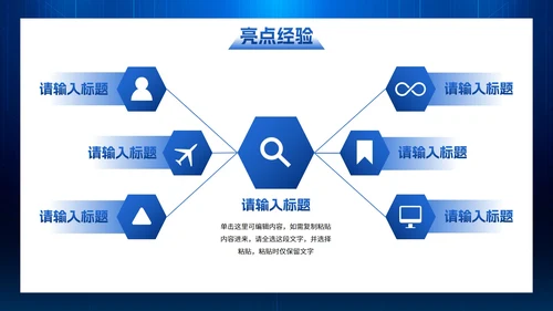 未来科技风企业年度工作总结PPT模板