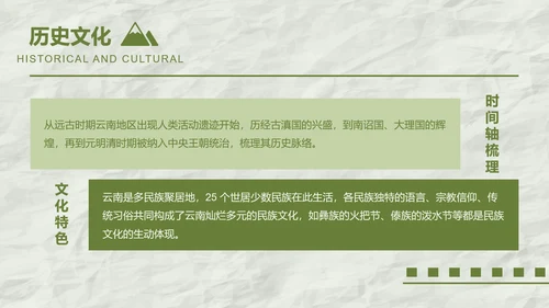 眠眠兔绿色卡通风云南旅游攻略