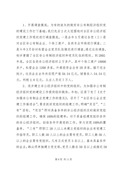 社区企业党建工作汇报.docx