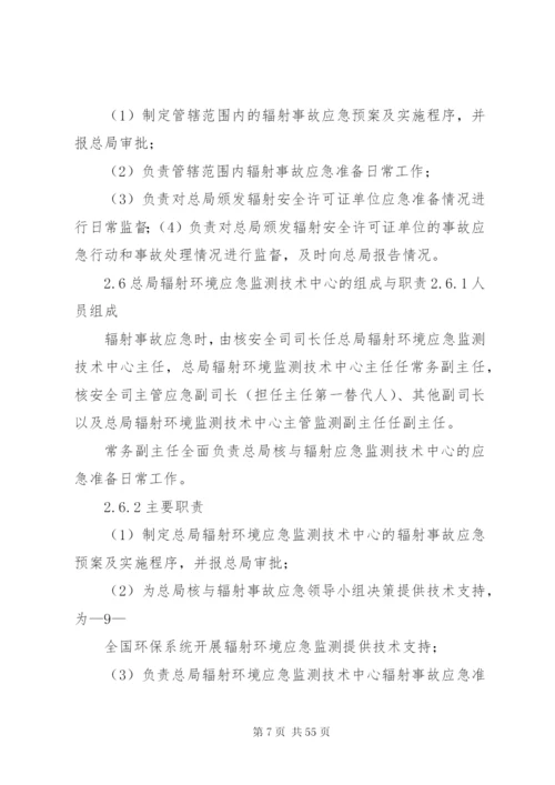 国家环境保护总局辐射事故应急预案.docx