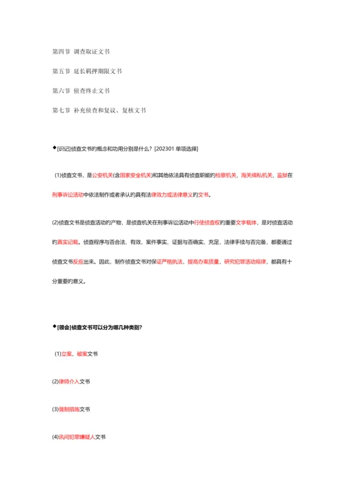 2023年自考法律文书写作学习笔记.docx