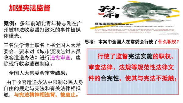 【新课标】2.2 加强宪法监督 课件【2024年春新教材】（31张ppt）