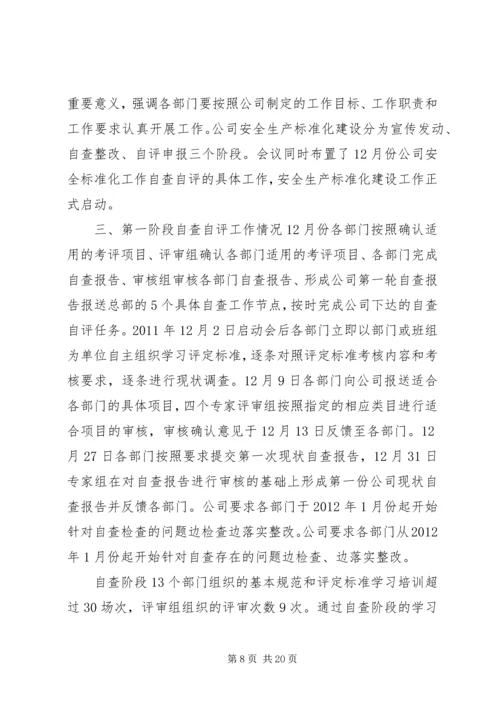 安全标准化自评报告 (2).docx