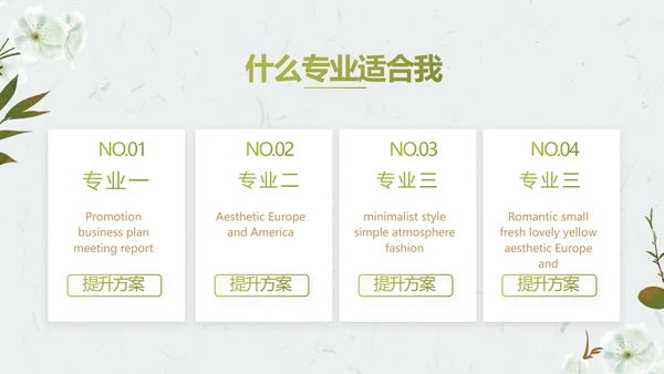 简约护肤品产品介绍工作总结动态PPT模板
