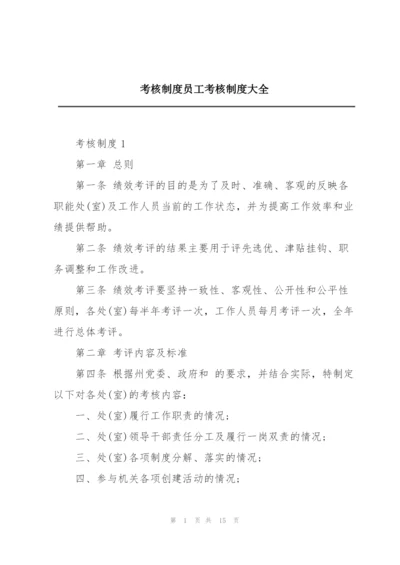 考核制度员工考核制度大全.docx