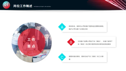 多彩渐变心所致梦必达通用PPT模板