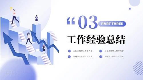 简约商务年终工作总结汇报PPT