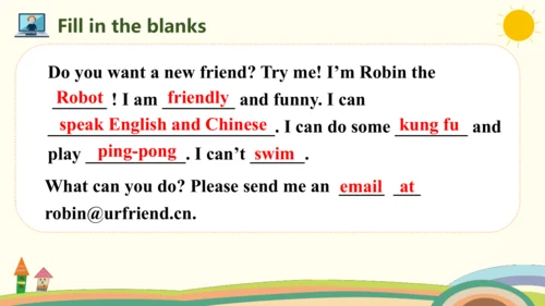 Unit 4 What can you do Part B Read and write课件(共21
