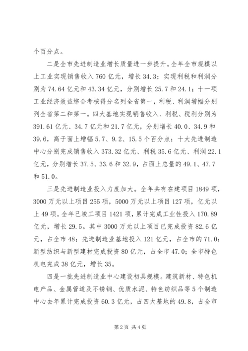 副市长在全市打造先进制造业基地工作年会上的讲话 (3).docx