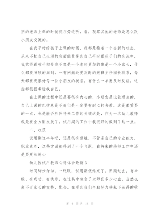 幼儿园试用教师心得体会.docx