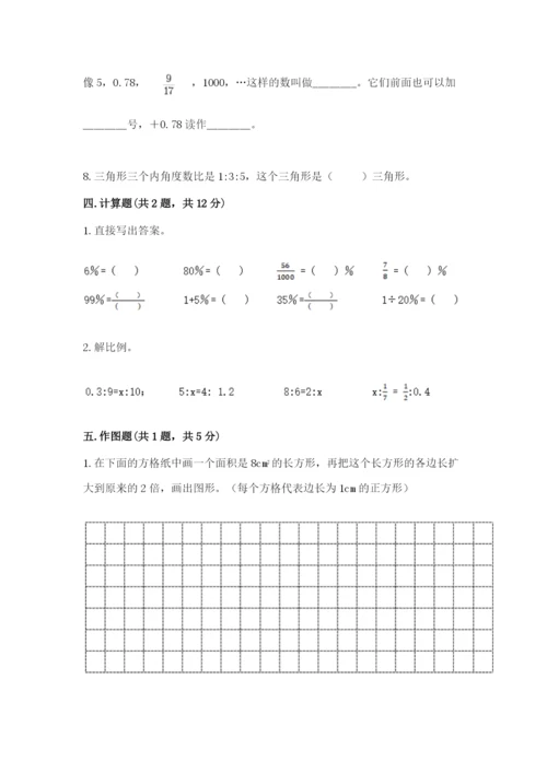 小升初数学期末测试卷及完整答案【网校专用】.docx