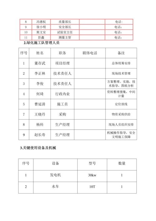 三维网喷播植草关键技术专项方案绿化专项方案.docx