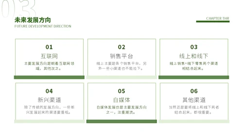 绿叶背景年中汇报总结植物范儿通用PPT模板