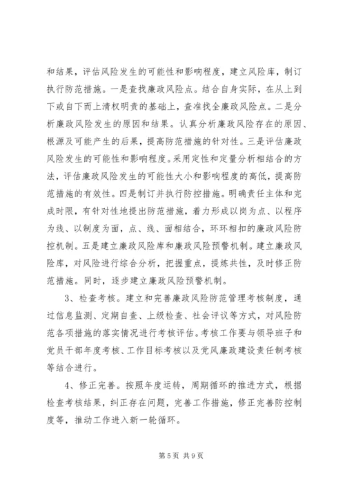 做好廉政风险预警防控工作要点.docx