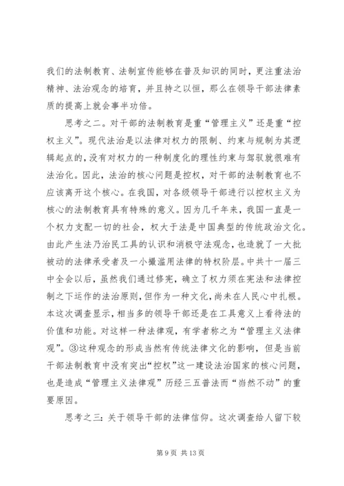 对当前党政领导干部队伍人才流失情况的调查与思考 (5).docx