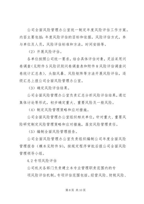公司风险评估工作指引.docx