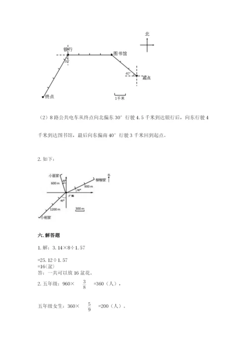 人教版六年级上册数学期末测试卷（考点梳理）word版.docx