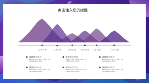 紫色渐变互联网工作汇报通用PPT模板
