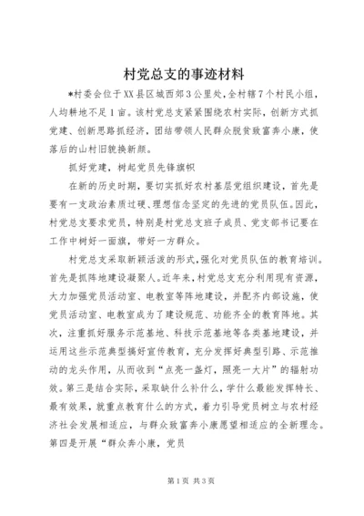 村党总支的事迹材料.docx