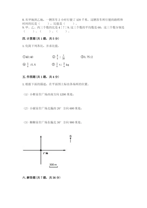 小学数学六年级上册期末考试试卷附参考答案【典型题】.docx