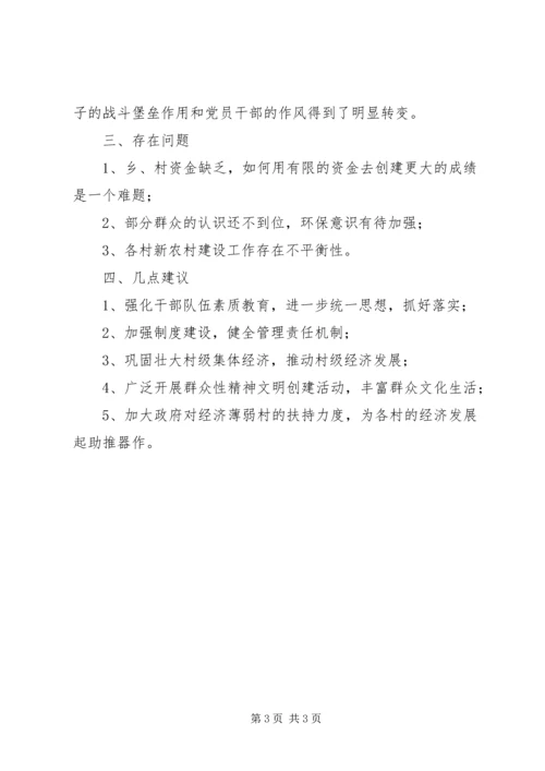 乡镇新农村建设总结报告报告.docx