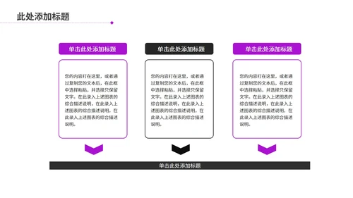 紫色扁平风简约职场工作总结汇报PPT模板