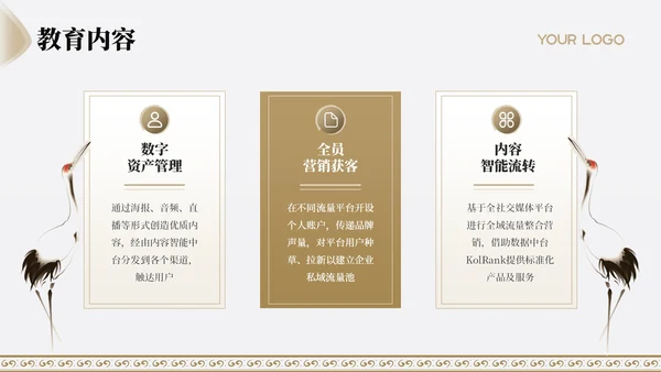 古代文学诗词赏析古风简约PPT模板