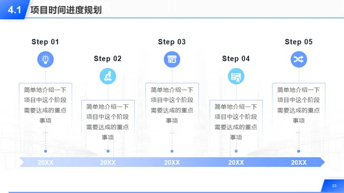 建筑背景的年终工作总结报告汇报通用PPT模板
