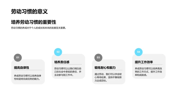 劳动价值教学PPT模板