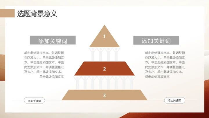棕色咖色简约毕业论文答辩ppt模板